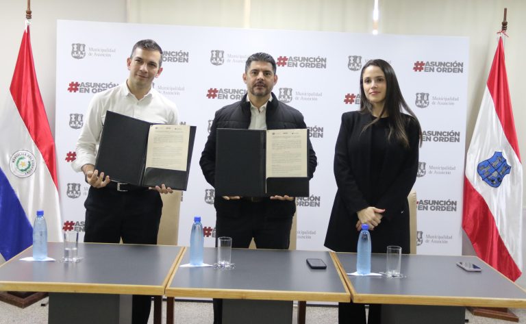 Acuerdo de cooperación fue suscripto entre la Municipalidad de Asunción y la firma PROTEK para el logro de una Asunción más segura