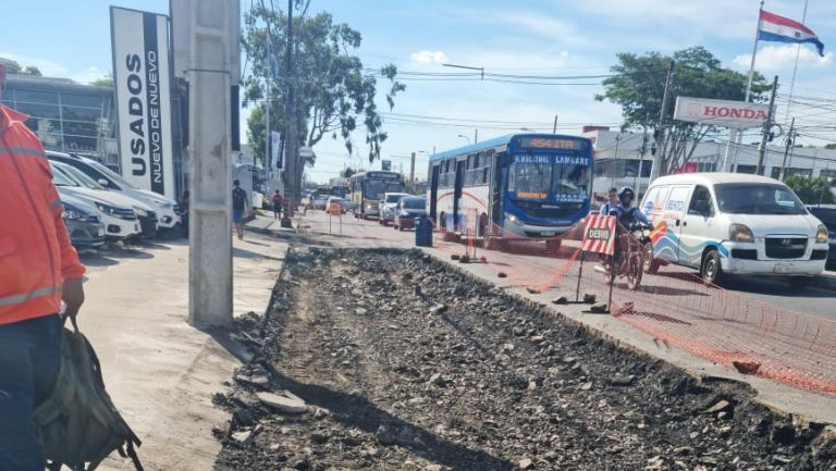 Municipalidad de Asunción inició mejoras en Avenida Eusebio Ayala