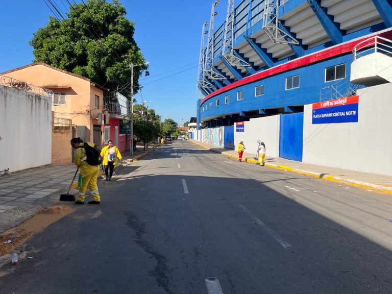 Municipalidad refuerza la logística para la Supercopa Internacional en Barrio Obrero